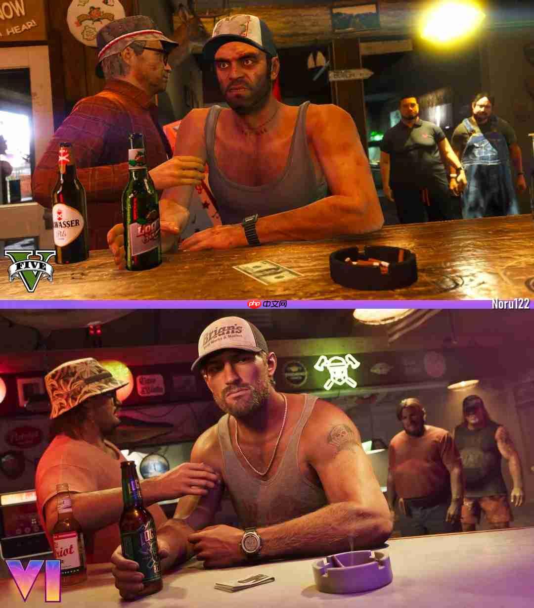 粉丝用《给他爱5》重现《GTA6》官方截图