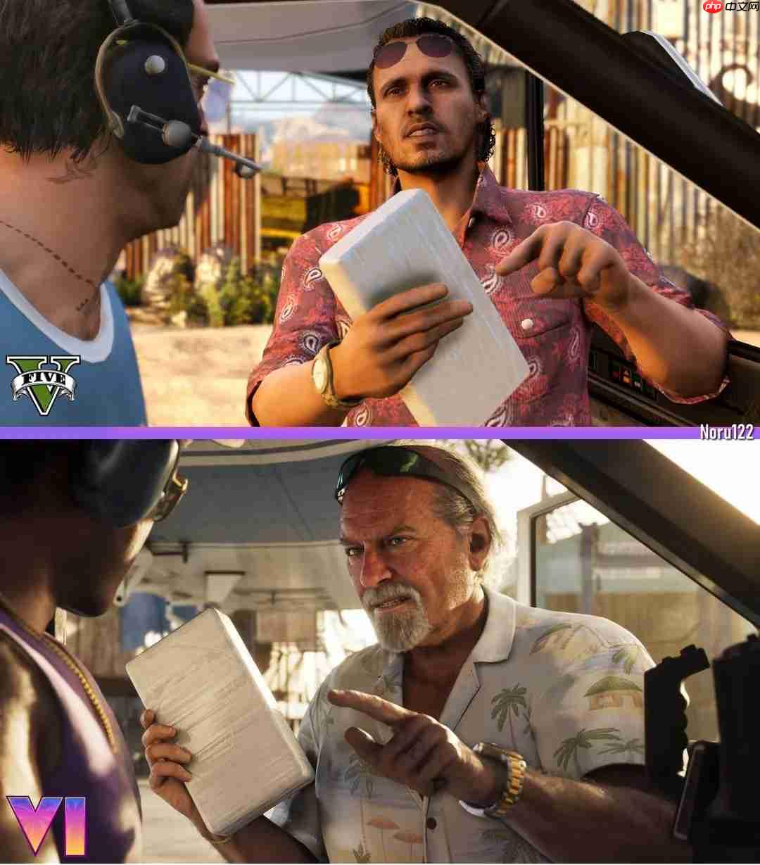 粉丝用《给他爱5》重现《GTA6》官方截图