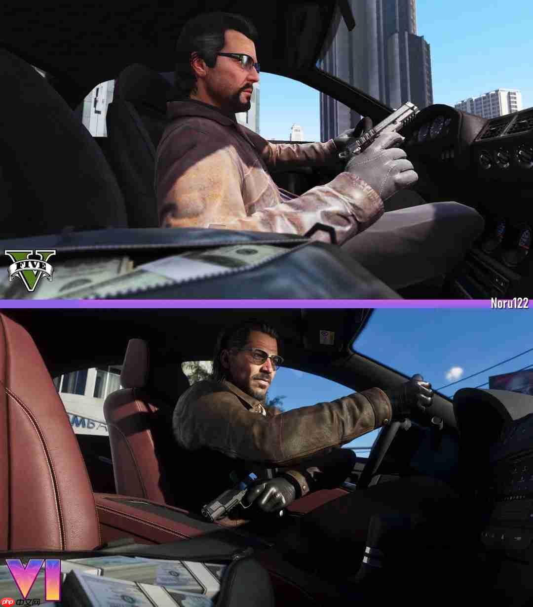 粉丝用《给他爱5》重现《GTA6》官方截图