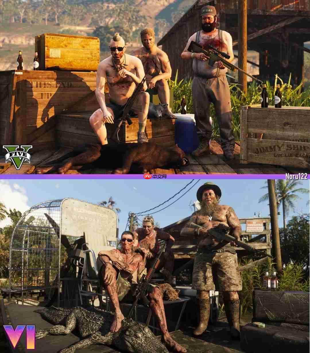 粉丝用《给他爱5》重现《GTA6》官方截图