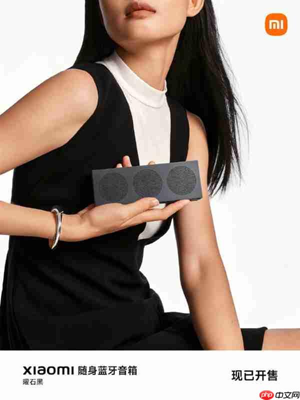 299元 小米随身蓝牙音箱曜石黑开售:SU7 Ultra经典色