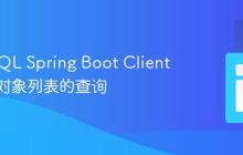 GraphQL Spring Boot Client：处理对象列表的查询