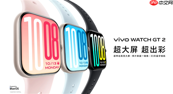699元!vivo WATCH GT 2已支持移动/联通eSIM服务:可独立通话联网