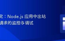 深入探究：Node.js 应用中出站 HTTP 请求的监控与调试