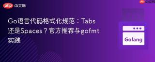 Go语言代码格式化规范：Tabs还是Spaces？官方推荐与gofmt实践
