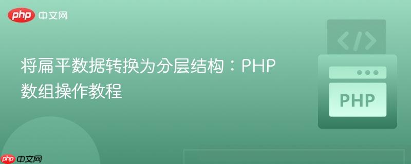 将扁平数据转换为分层结构：PHP数组操作教程
