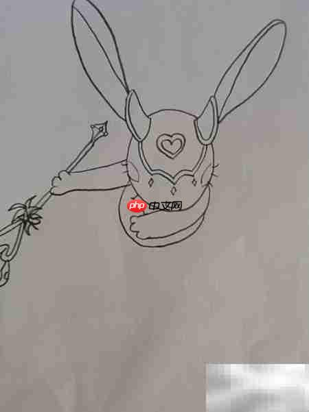 小魔仙魔法兔绘画教程