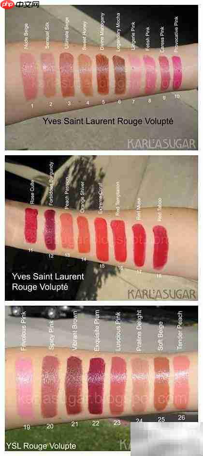 千颂伊同款YSL唇膏揭秘