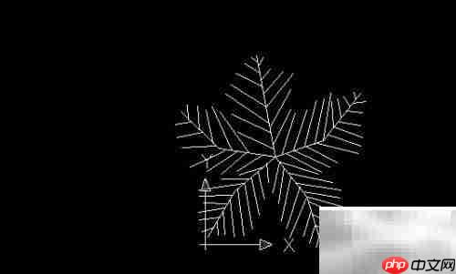 CAD中插入树木与建筑