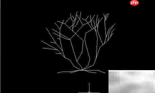 CAD中插入树木与建筑