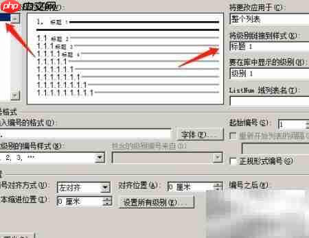 Word2010多级标题设置技巧