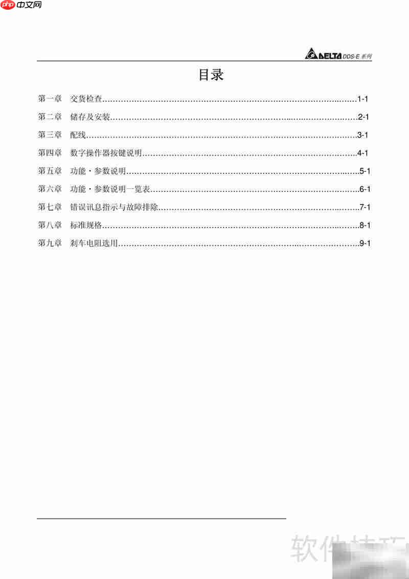 DDS-E专用电机驱动器手册