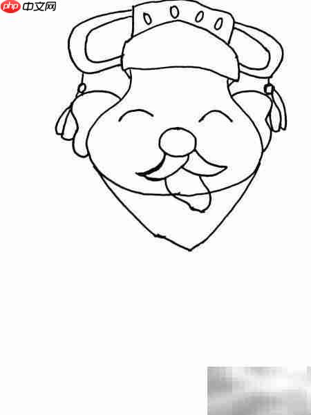 财神送福简笔画教程