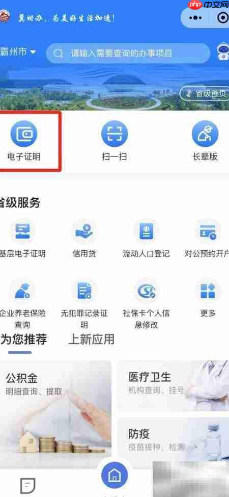 手机查询出生证明方法