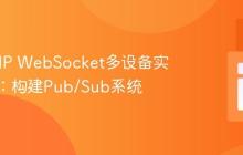 实现PHP WebSocket多设备实时更新：构建Pub/Sub系统