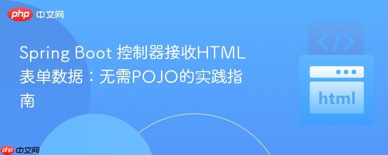 Spring Boot 控制器接收HTML表单数据:无需POJO的实践指南