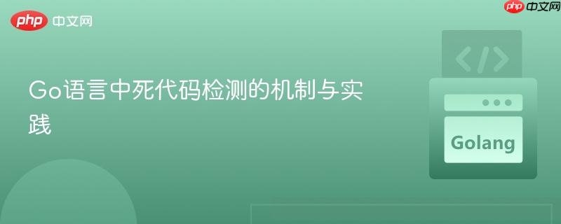Go语言中死代码检测的机制与实践
