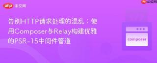 告别HTTP请求处理的混乱：使用Composer与Relay构建优雅的PSR-15中间件管道
