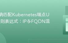 构建精确匹配Kubernetes端点URL的正则表达式：IP与FQDN混合场景