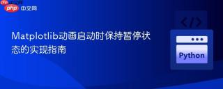 Matplotlib动画启动时保持暂停状态的实现指南