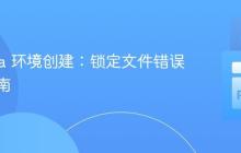 Mamba 环境创建：锁定文件错误处理指南