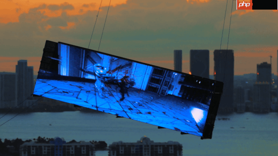 忍者组打破吉尼斯世界纪录:在空中坐飞机 并用悬吊大屏幕玩《忍者龙剑传4》