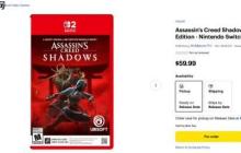 《刺客信条影》NS2版预购开启：支持全菜单触摸屏和跨平台存档