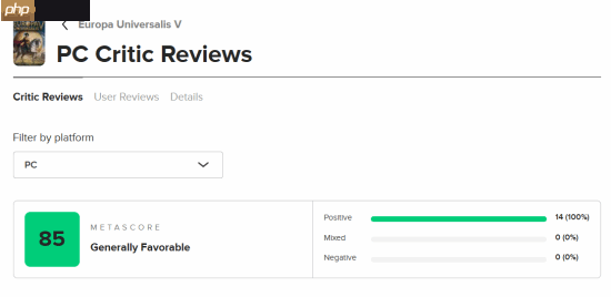 《欧陆风云5》M站85分：游戏深度堪比马里亚纳海沟