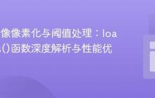 p5.js图像像素化与阈值处理：loadPixels()函数深度解析与性能优化