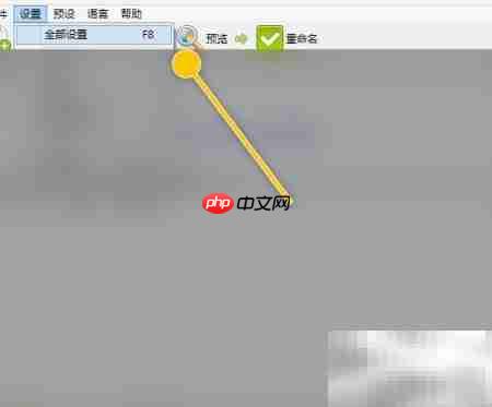 renamer高亮已改文件名设置