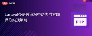 Laravel多语言网站中动态内容翻译的实现策略