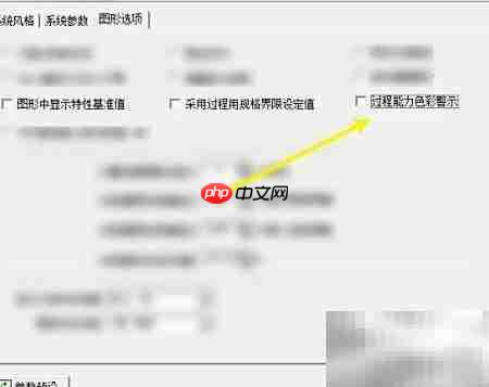 品冠SPC过程能力警示设置