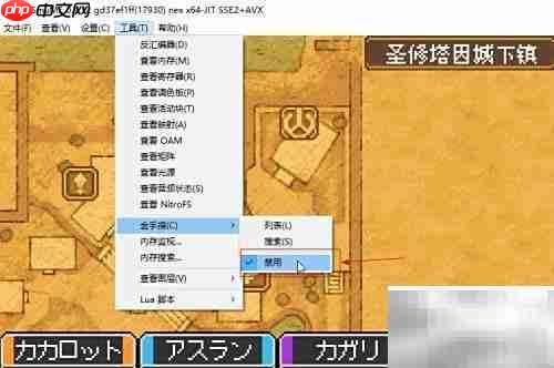 DeSmuME使用R4金手指教程