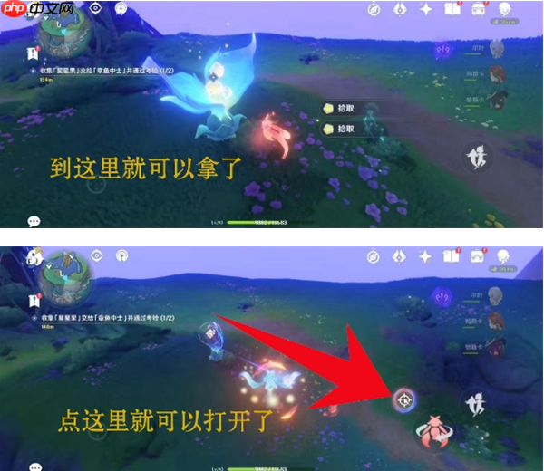 原神最后三个星星果的详细位置分布图