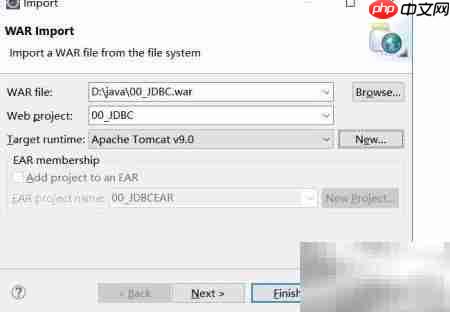 Eclipse导入动态Web项目
