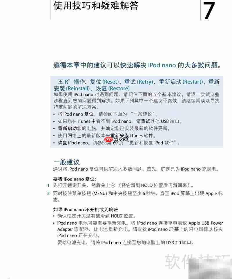 iPod Nano使用指南