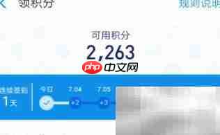 支付宝消费积分领取指南