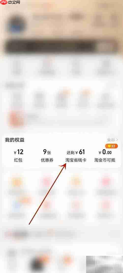 淘宝省钱卡使用攻略