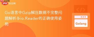 Go语言中Gzip解压数据不完整问题解析与io.Reader的正确使用姿势
