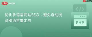 优化多语言网站SEO：避免自动浏览器语言重定向