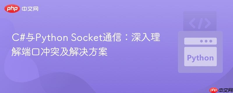 C#与Python Socket通信：深入理解端口冲突及解决方案
