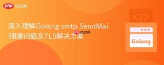 深入理解Golang smtp.SendMail阻塞问题及TLS解决方案