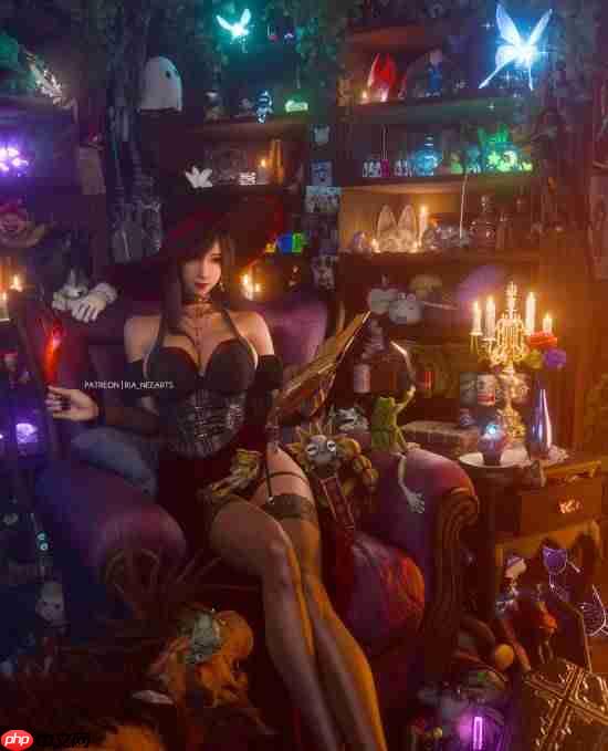 《最终幻想7》蒂法&爱丽丝万圣节3D美图分享