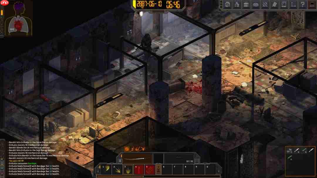 等距回合制RPG《地铁余生2》10分钟实机演示