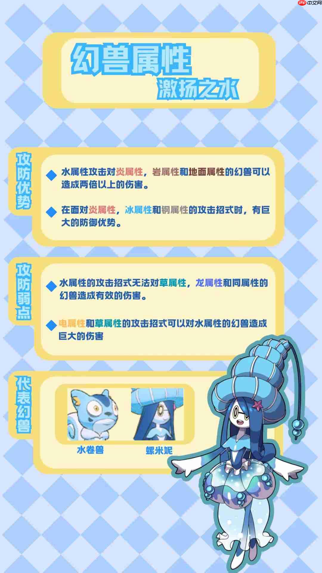 《口袋新旅途》水属性激扬之水的攻防奥秘