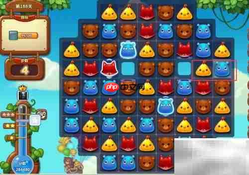 开心消消乐188关通关技巧