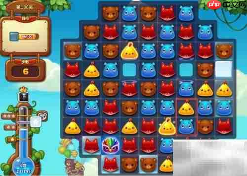 开心消消乐188关通关技巧