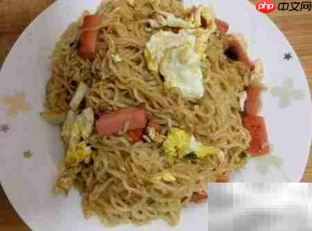 炒快餐面:美味新吃法