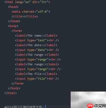 HTML中表单的使用方法