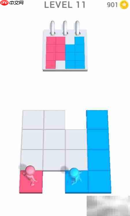 Colored The Square第11关通关攻略